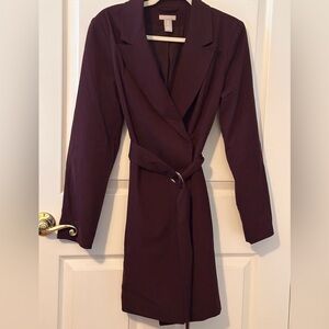 H&M Deep Purple Women's Blazer dress